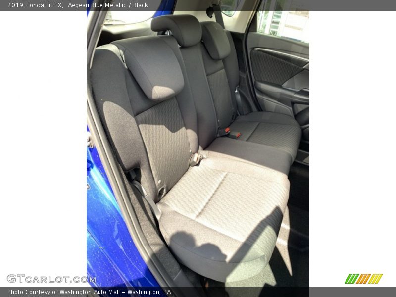 Aegean Blue Metallic / Black 2019 Honda Fit EX