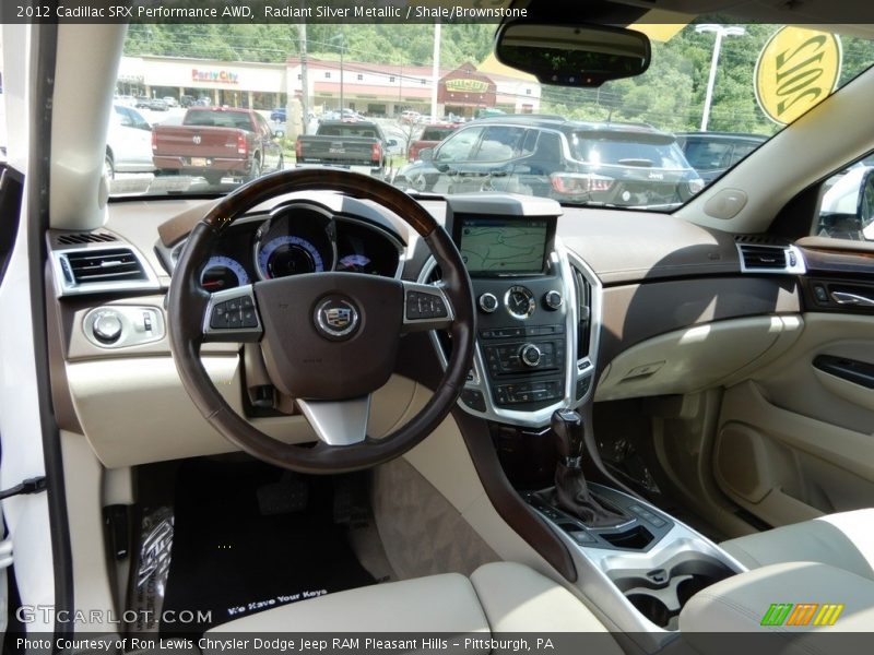 Radiant Silver Metallic / Shale/Brownstone 2012 Cadillac SRX Performance AWD