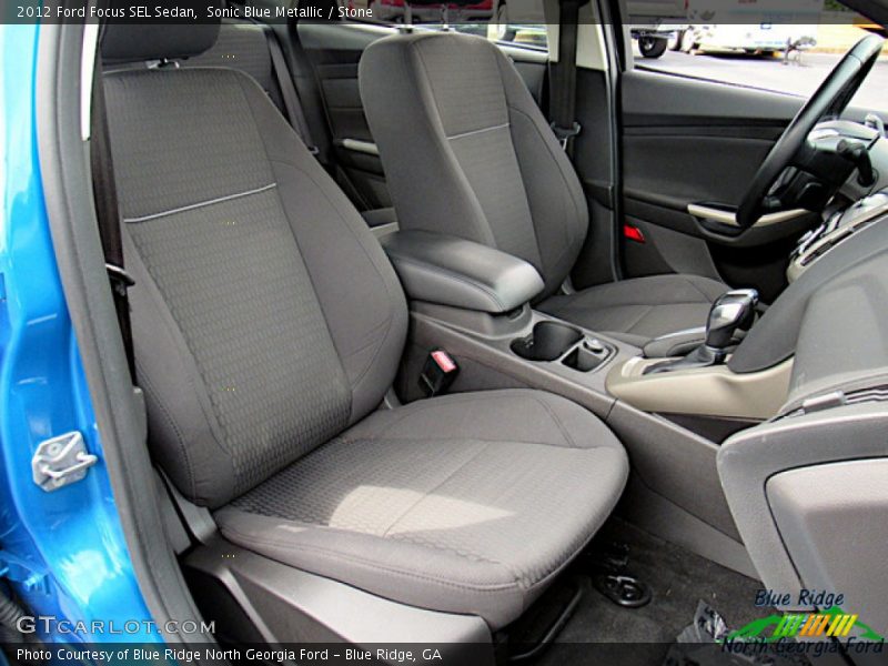 Sonic Blue Metallic / Stone 2012 Ford Focus SEL Sedan