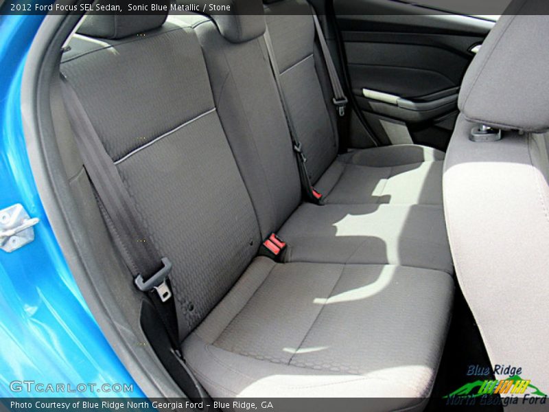 Sonic Blue Metallic / Stone 2012 Ford Focus SEL Sedan