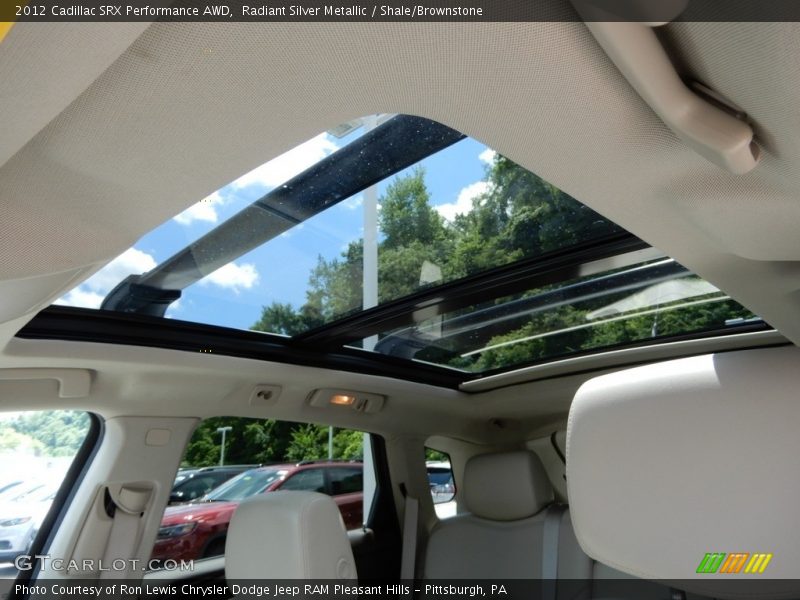 Radiant Silver Metallic / Shale/Brownstone 2012 Cadillac SRX Performance AWD