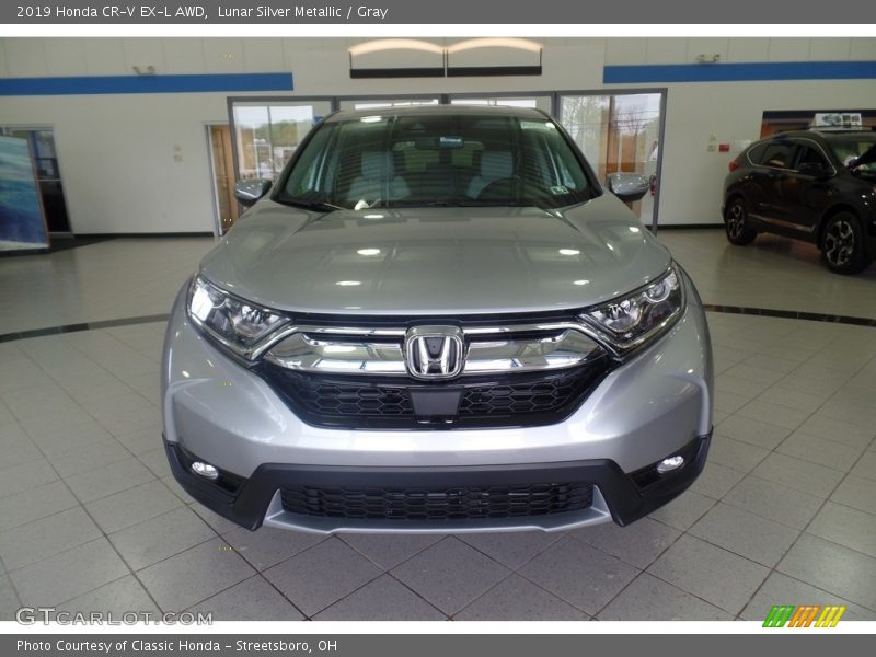 Lunar Silver Metallic / Gray 2019 Honda CR-V EX-L AWD
