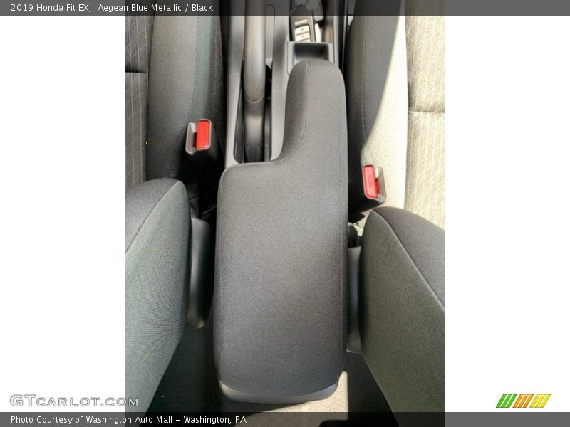 Aegean Blue Metallic / Black 2019 Honda Fit EX