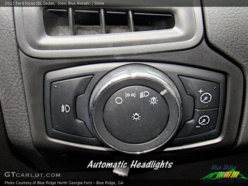Sonic Blue Metallic / Stone 2012 Ford Focus SEL Sedan