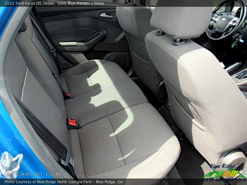 Sonic Blue Metallic / Stone 2012 Ford Focus SEL Sedan