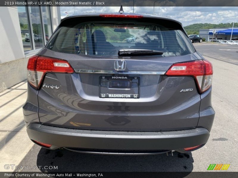 Modern Steel Metallic / Black 2019 Honda HR-V LX AWD