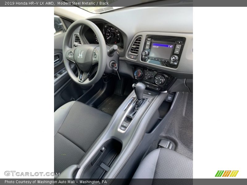 Modern Steel Metallic / Black 2019 Honda HR-V LX AWD