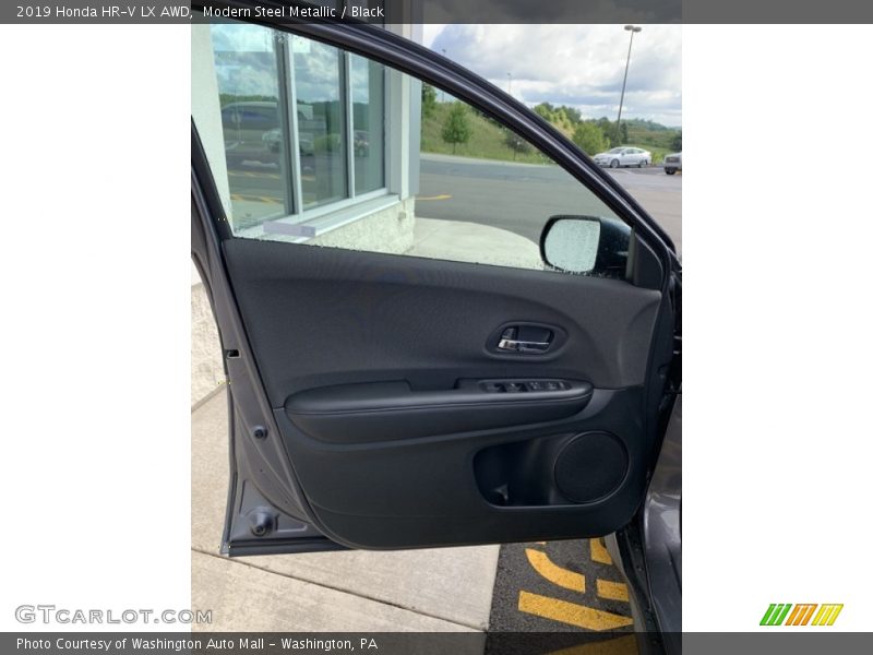 Modern Steel Metallic / Black 2019 Honda HR-V LX AWD