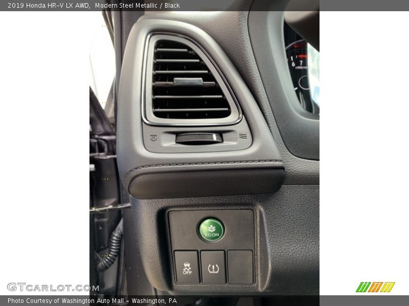 Modern Steel Metallic / Black 2019 Honda HR-V LX AWD