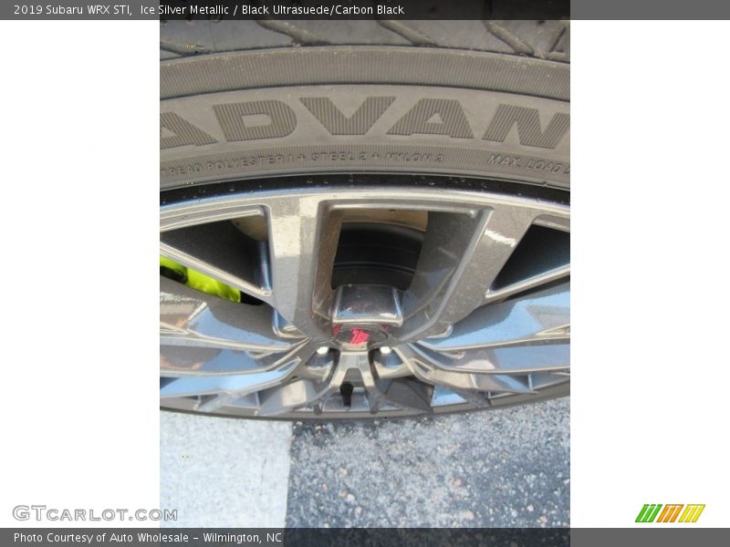 Ice Silver Metallic / Black Ultrasuede/Carbon Black 2019 Subaru WRX STI
