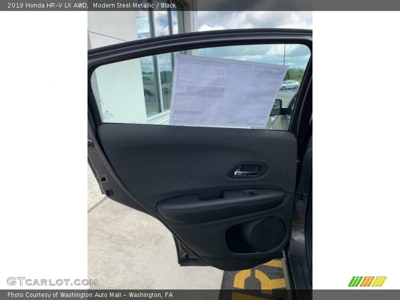 Modern Steel Metallic / Black 2019 Honda HR-V LX AWD