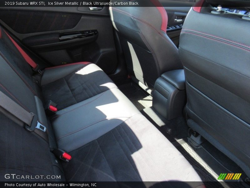 Ice Silver Metallic / Black Ultrasuede/Carbon Black 2019 Subaru WRX STI