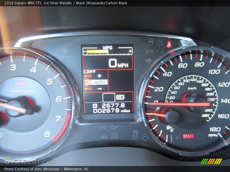  2019 WRX STI STI Gauges