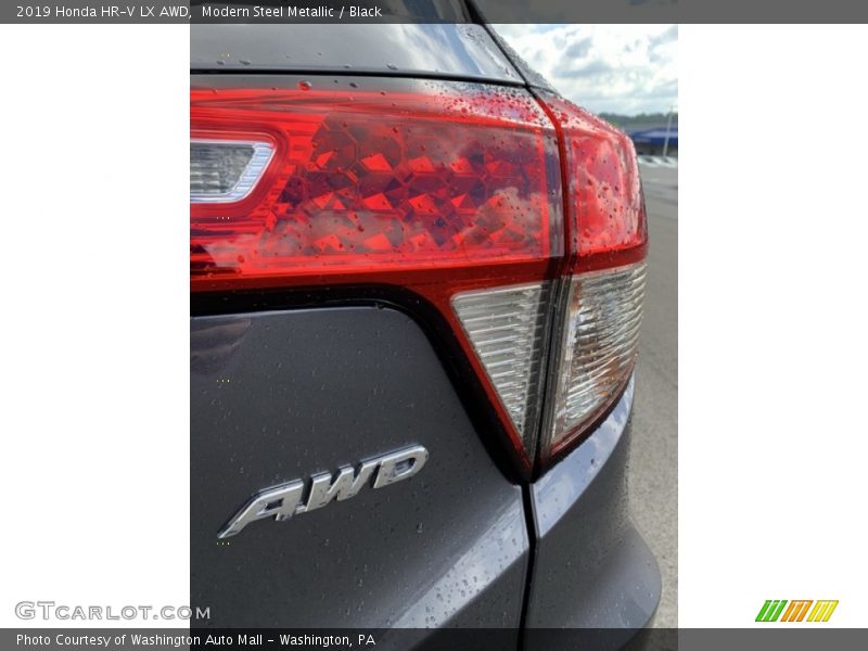 Modern Steel Metallic / Black 2019 Honda HR-V LX AWD