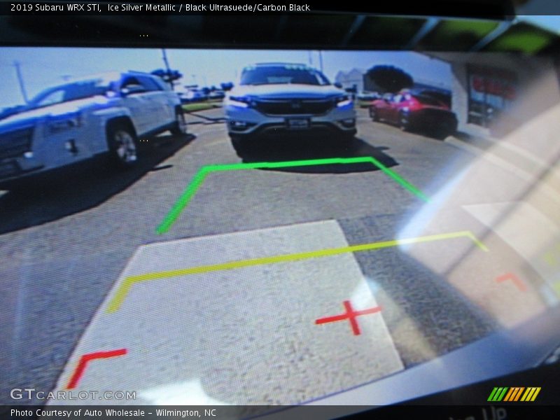 Ice Silver Metallic / Black Ultrasuede/Carbon Black 2019 Subaru WRX STI