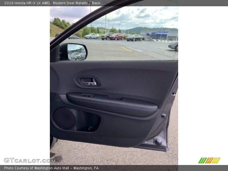 Modern Steel Metallic / Black 2019 Honda HR-V LX AWD