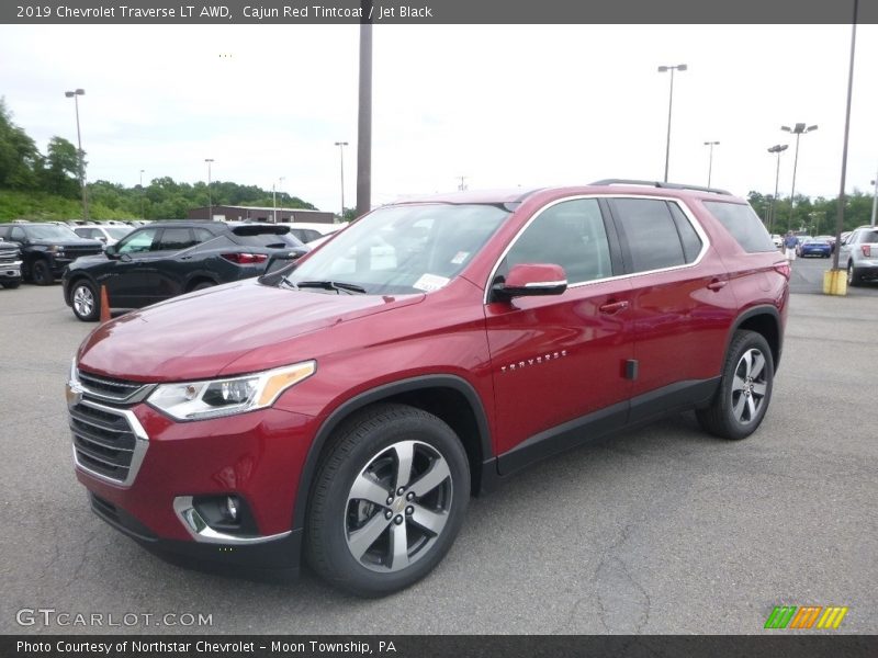 Cajun Red Tintcoat / Jet Black 2019 Chevrolet Traverse LT AWD