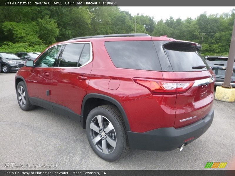 Cajun Red Tintcoat / Jet Black 2019 Chevrolet Traverse LT AWD