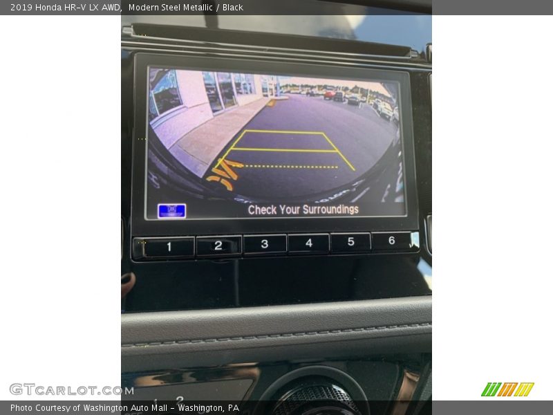 Modern Steel Metallic / Black 2019 Honda HR-V LX AWD
