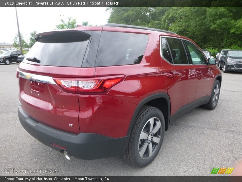 Cajun Red Tintcoat / Jet Black 2019 Chevrolet Traverse LT AWD