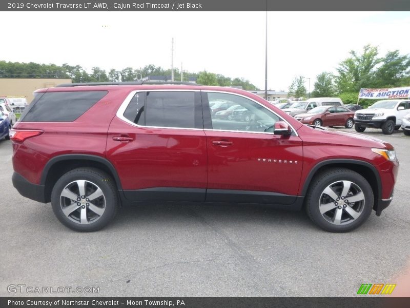 Cajun Red Tintcoat / Jet Black 2019 Chevrolet Traverse LT AWD