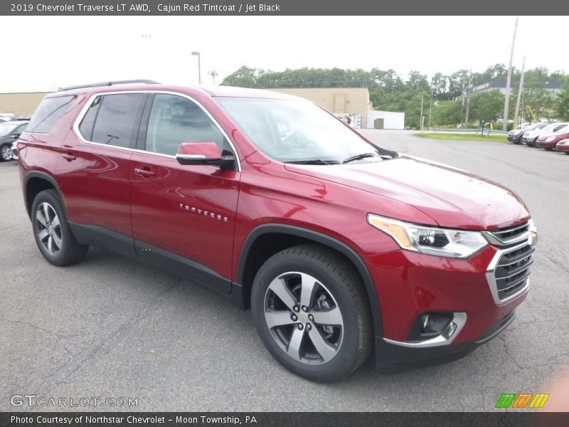 Cajun Red Tintcoat / Jet Black 2019 Chevrolet Traverse LT AWD