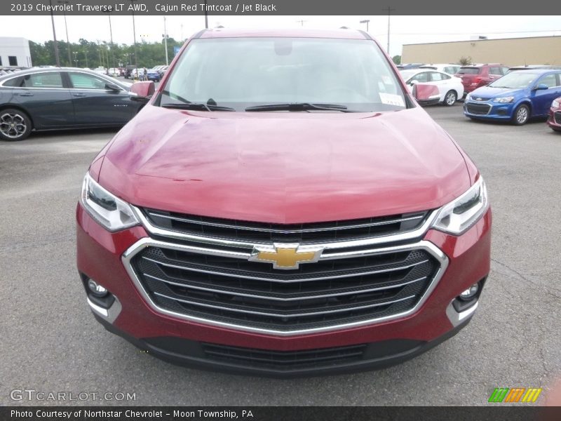 Cajun Red Tintcoat / Jet Black 2019 Chevrolet Traverse LT AWD