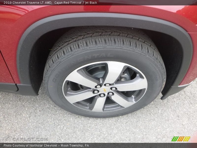 Cajun Red Tintcoat / Jet Black 2019 Chevrolet Traverse LT AWD