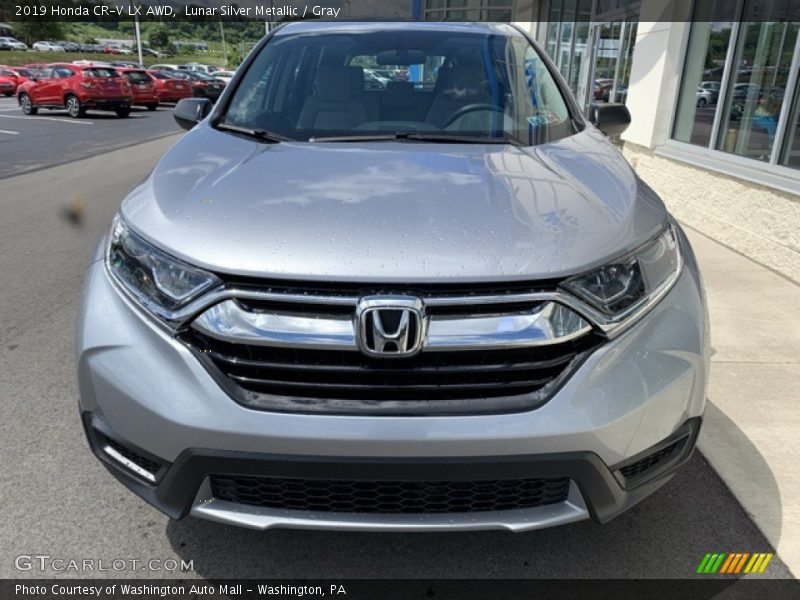Lunar Silver Metallic / Gray 2019 Honda CR-V LX AWD
