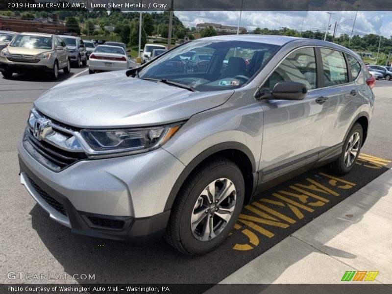 Lunar Silver Metallic / Gray 2019 Honda CR-V LX AWD