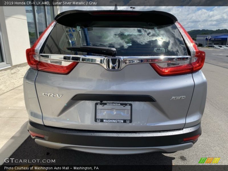 Lunar Silver Metallic / Gray 2019 Honda CR-V LX AWD