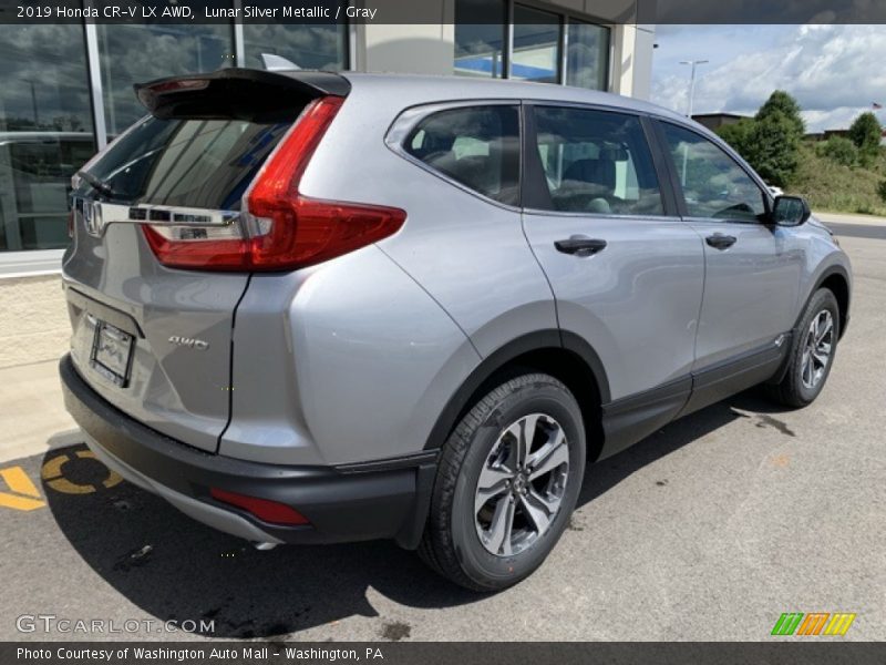 Lunar Silver Metallic / Gray 2019 Honda CR-V LX AWD
