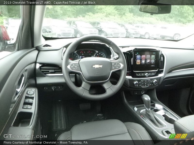 Cajun Red Tintcoat / Jet Black 2019 Chevrolet Traverse LT AWD
