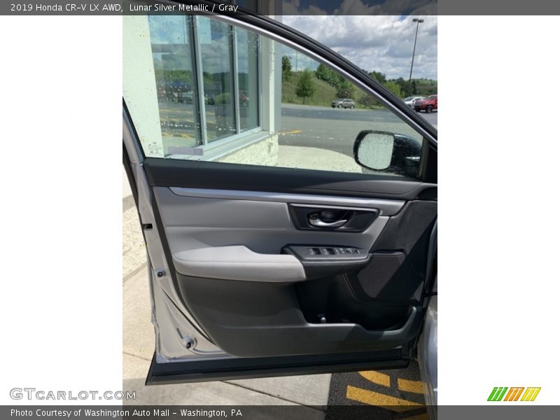 Lunar Silver Metallic / Gray 2019 Honda CR-V LX AWD