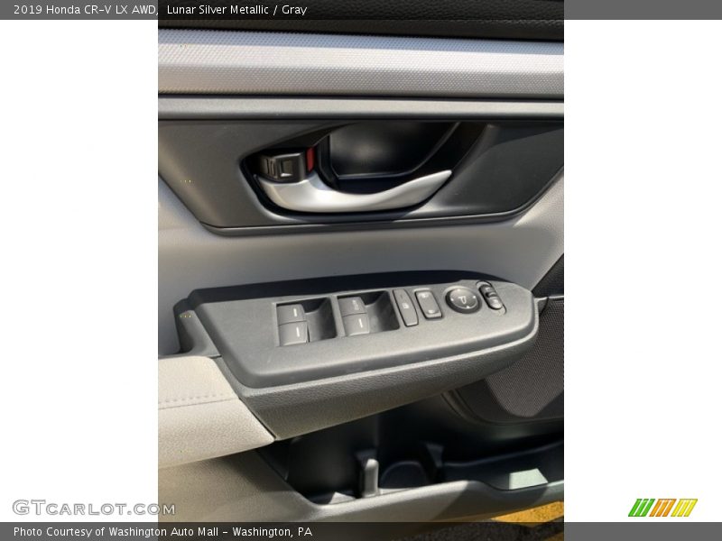 Lunar Silver Metallic / Gray 2019 Honda CR-V LX AWD