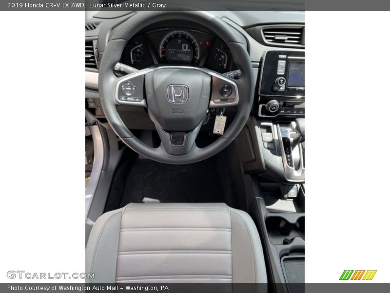 Lunar Silver Metallic / Gray 2019 Honda CR-V LX AWD