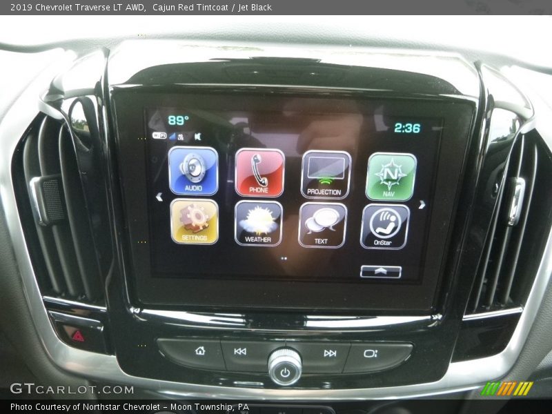 Cajun Red Tintcoat / Jet Black 2019 Chevrolet Traverse LT AWD