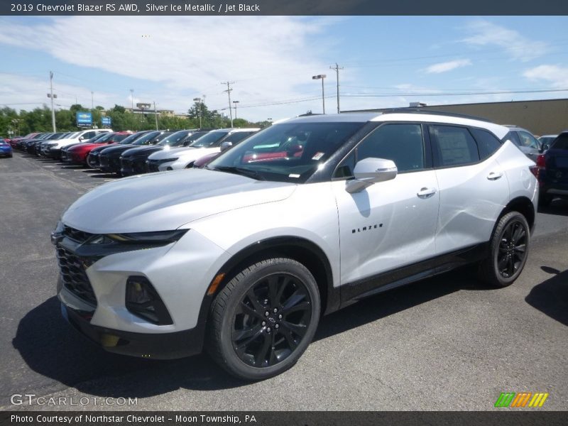 Silver Ice Metallic / Jet Black 2019 Chevrolet Blazer RS AWD