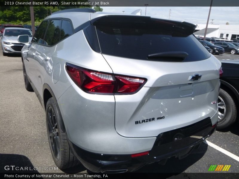 Silver Ice Metallic / Jet Black 2019 Chevrolet Blazer RS AWD