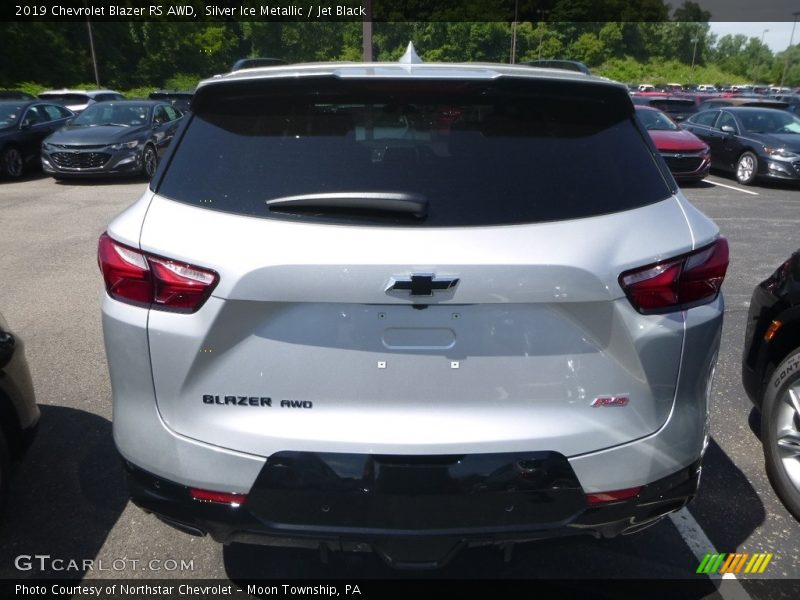 Silver Ice Metallic / Jet Black 2019 Chevrolet Blazer RS AWD