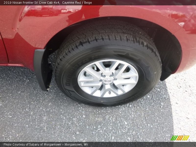 Cayenne Red / Beige 2019 Nissan Frontier SV Crew Cab 4x4