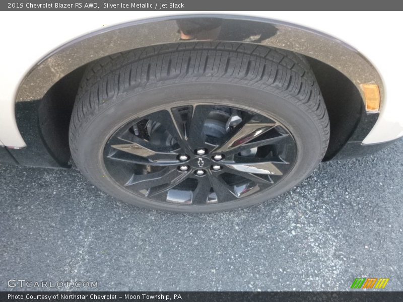 Silver Ice Metallic / Jet Black 2019 Chevrolet Blazer RS AWD