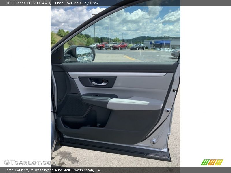 Lunar Silver Metallic / Gray 2019 Honda CR-V LX AWD