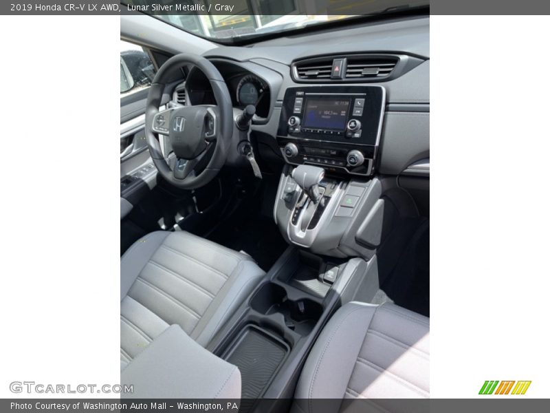 Lunar Silver Metallic / Gray 2019 Honda CR-V LX AWD