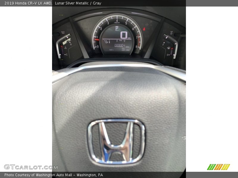Lunar Silver Metallic / Gray 2019 Honda CR-V LX AWD