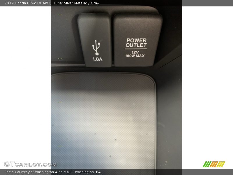 Lunar Silver Metallic / Gray 2019 Honda CR-V LX AWD
