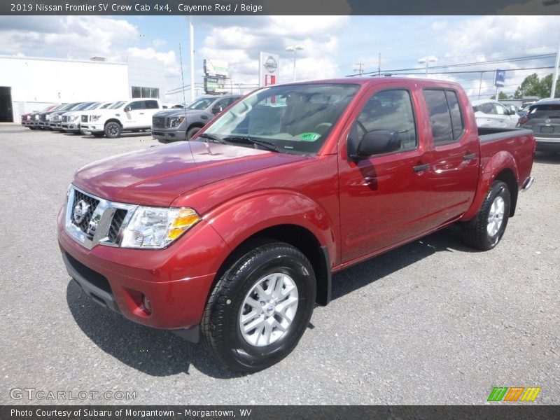 Front 3/4 View of 2019 Frontier SV Crew Cab 4x4