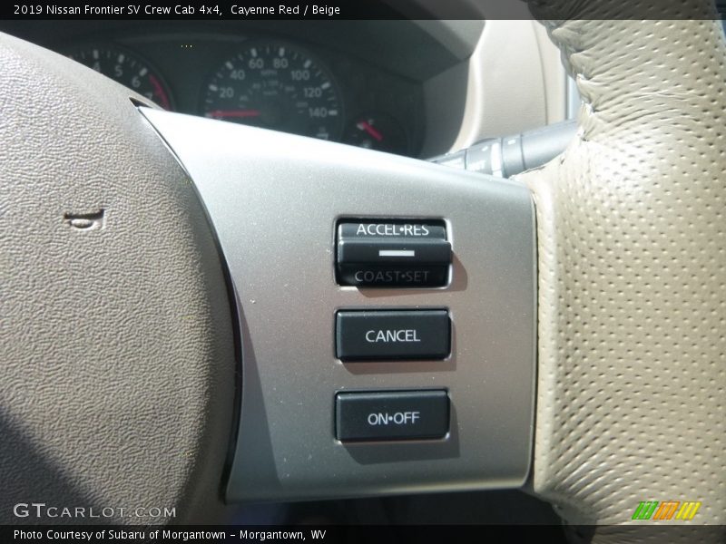 Cayenne Red / Beige 2019 Nissan Frontier SV Crew Cab 4x4