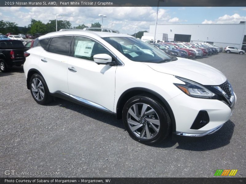 Pearl White Tricoat / Graphite 2019 Nissan Murano SL AWD