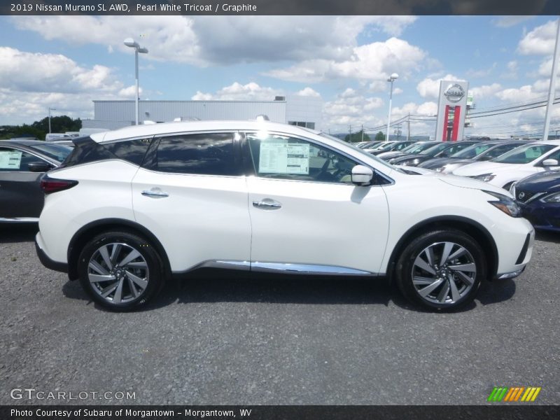 Pearl White Tricoat / Graphite 2019 Nissan Murano SL AWD